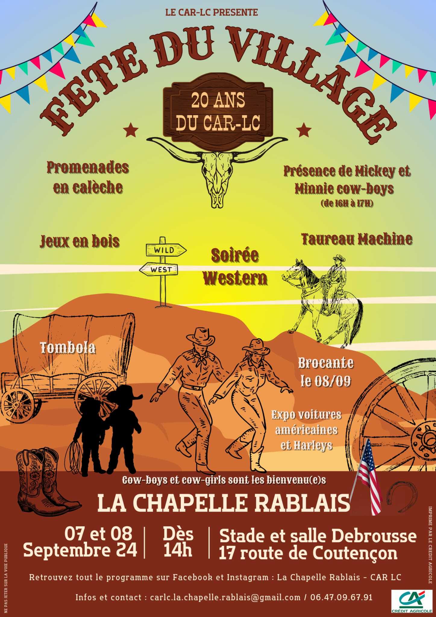 flyer fête village